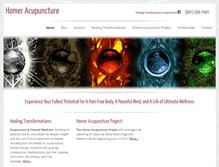 Tablet Screenshot of homeracupuncture.com